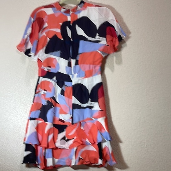 Parker Silk Abstract Mini Dress 2 - Picture 7 of 7